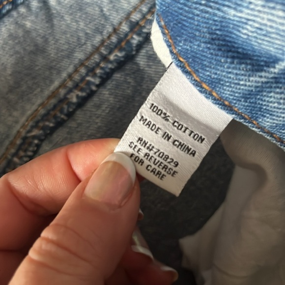 Rue21 wide leg butterfly jeans high waisted juniors size 12 - Picture 6 of 6